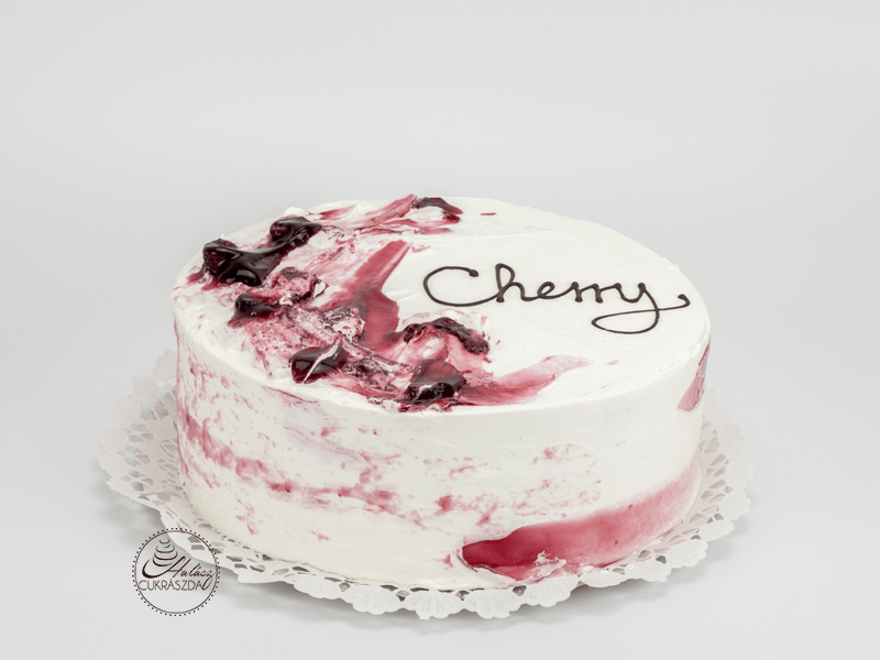 Cherry meggy torta - Halász Cukrászda - Szerencs